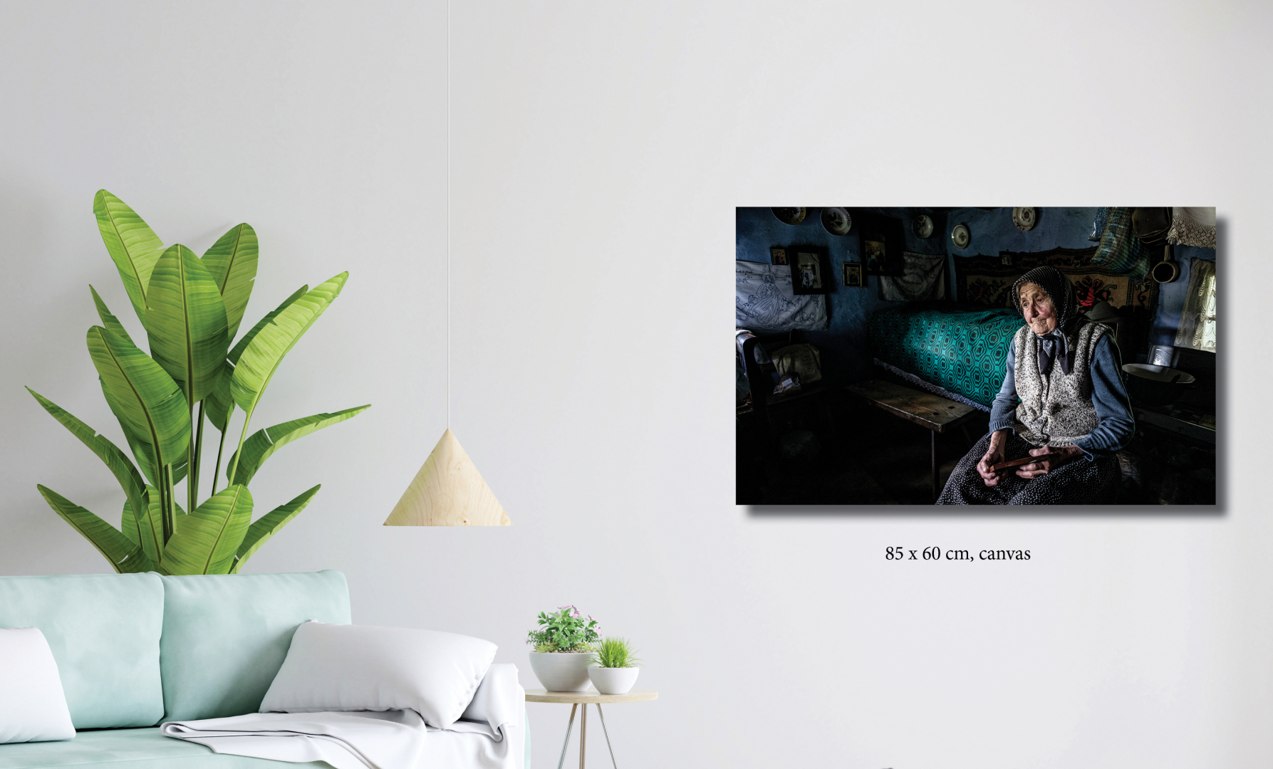 Canvas 85x60cm <br />Remember 96 years